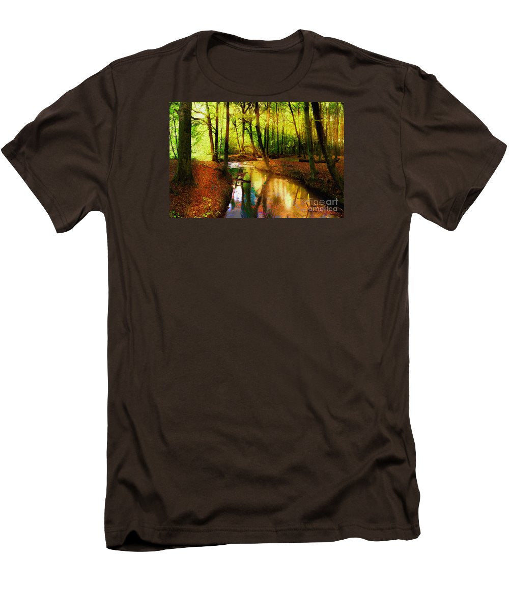 Men's T-Shirt (Slim Fit) - Abstract Landscape 0747