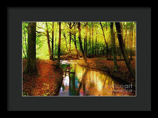 Framed Print - Abstract Landscape 0747