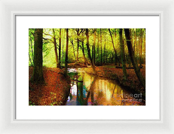 Framed Print - Abstract Landscape 0747