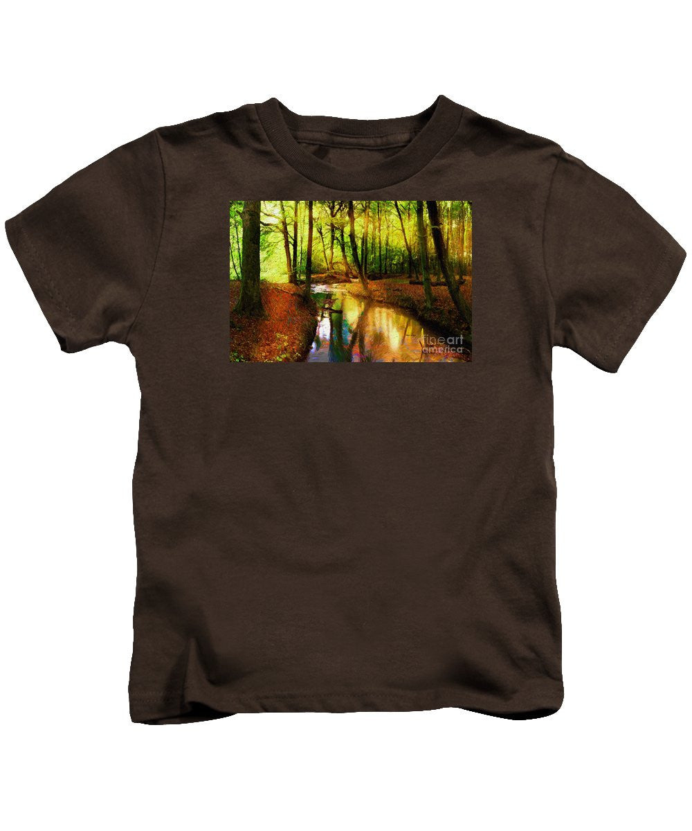 T-shirt pour enfant - Paysage abstrait 0747