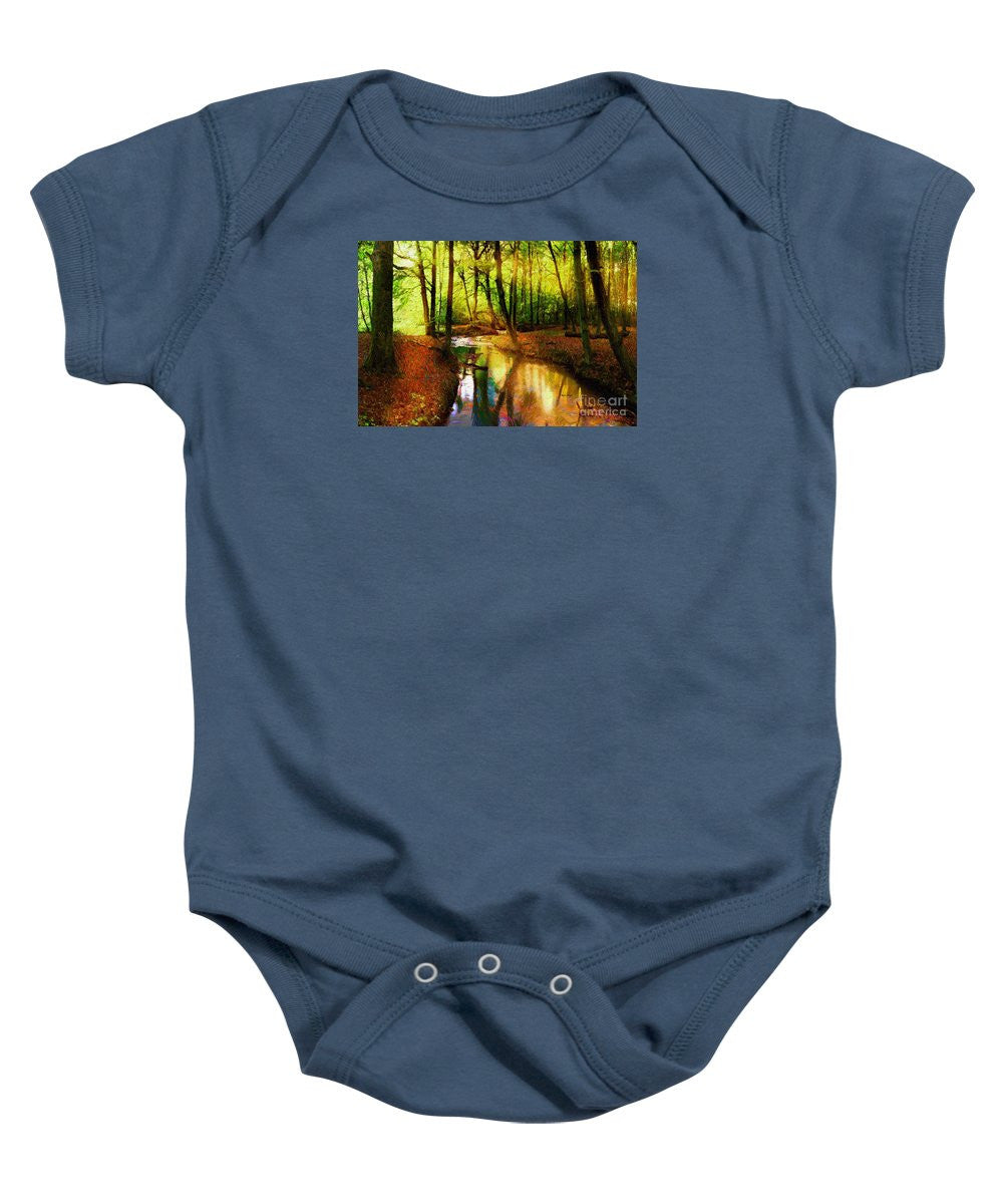 Baby Onesie - Abstract Landscape 0747