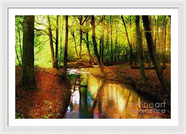 Framed Print - Abstract Landscape 0747