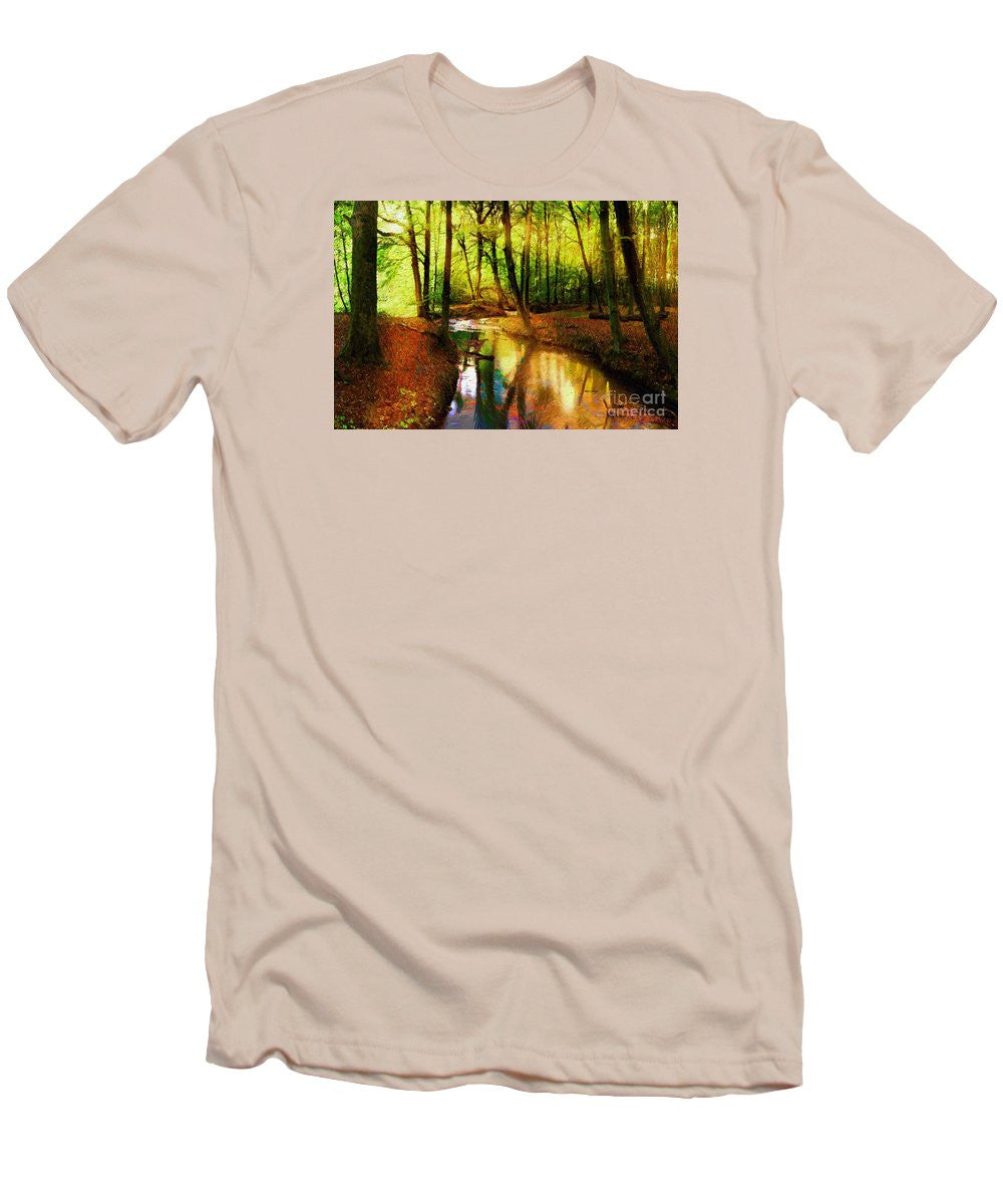 Men's T-Shirt (Slim Fit) - Abstract Landscape 0747