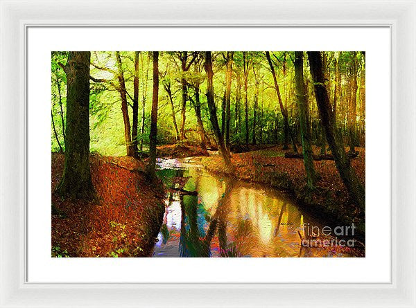 Framed Print - Abstract Landscape 0747