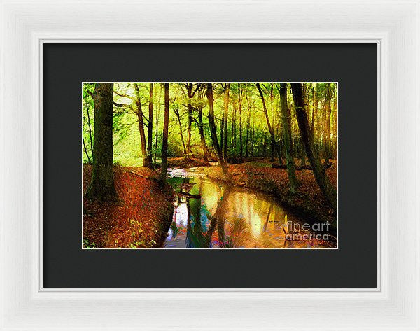 Framed Print - Abstract Landscape 0747