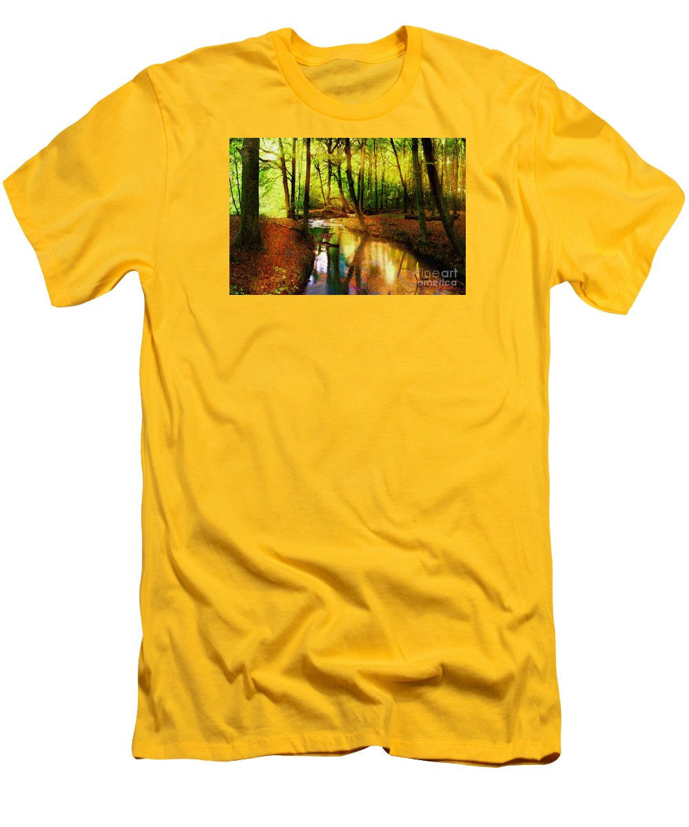 Men's T-Shirt (Slim Fit) - Abstract Landscape 0747