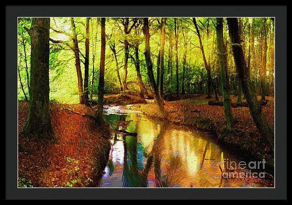 Framed Print - Abstract Landscape 0747