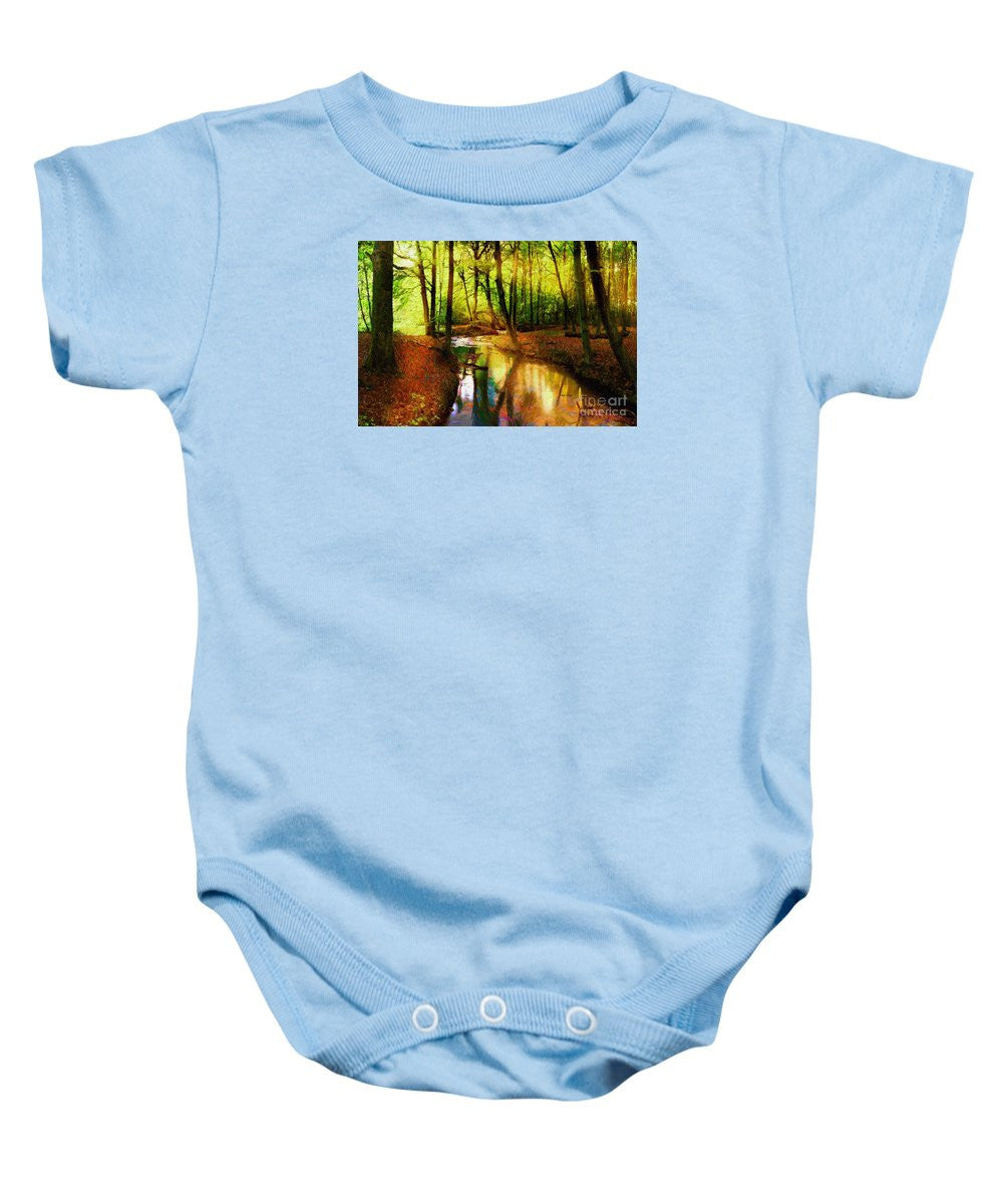 Baby Onesie - Abstract Landscape 0747