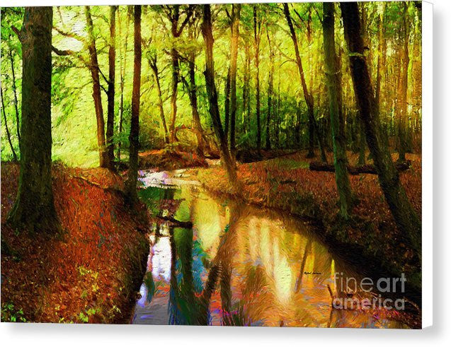 Impression sur toile - Paysage abstrait 0747