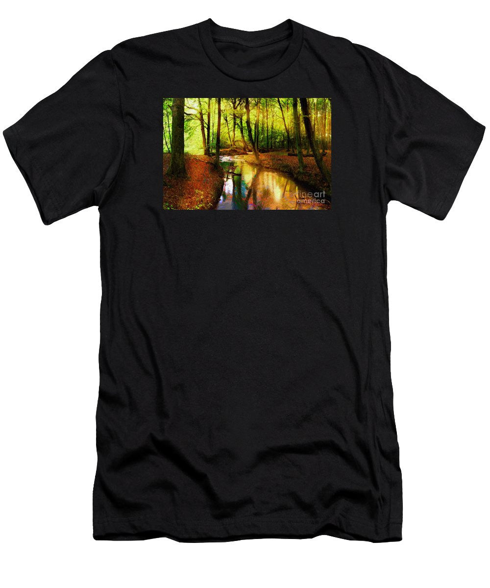 Men's T-Shirt (Slim Fit) - Abstract Landscape 0747