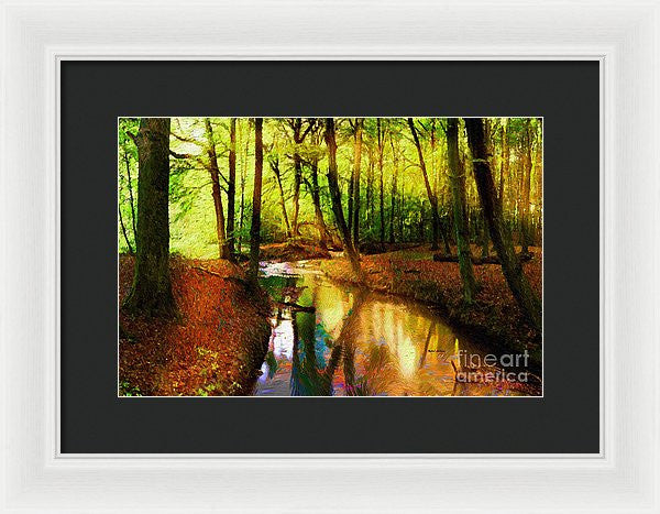 Framed Print - Abstract Landscape 0747