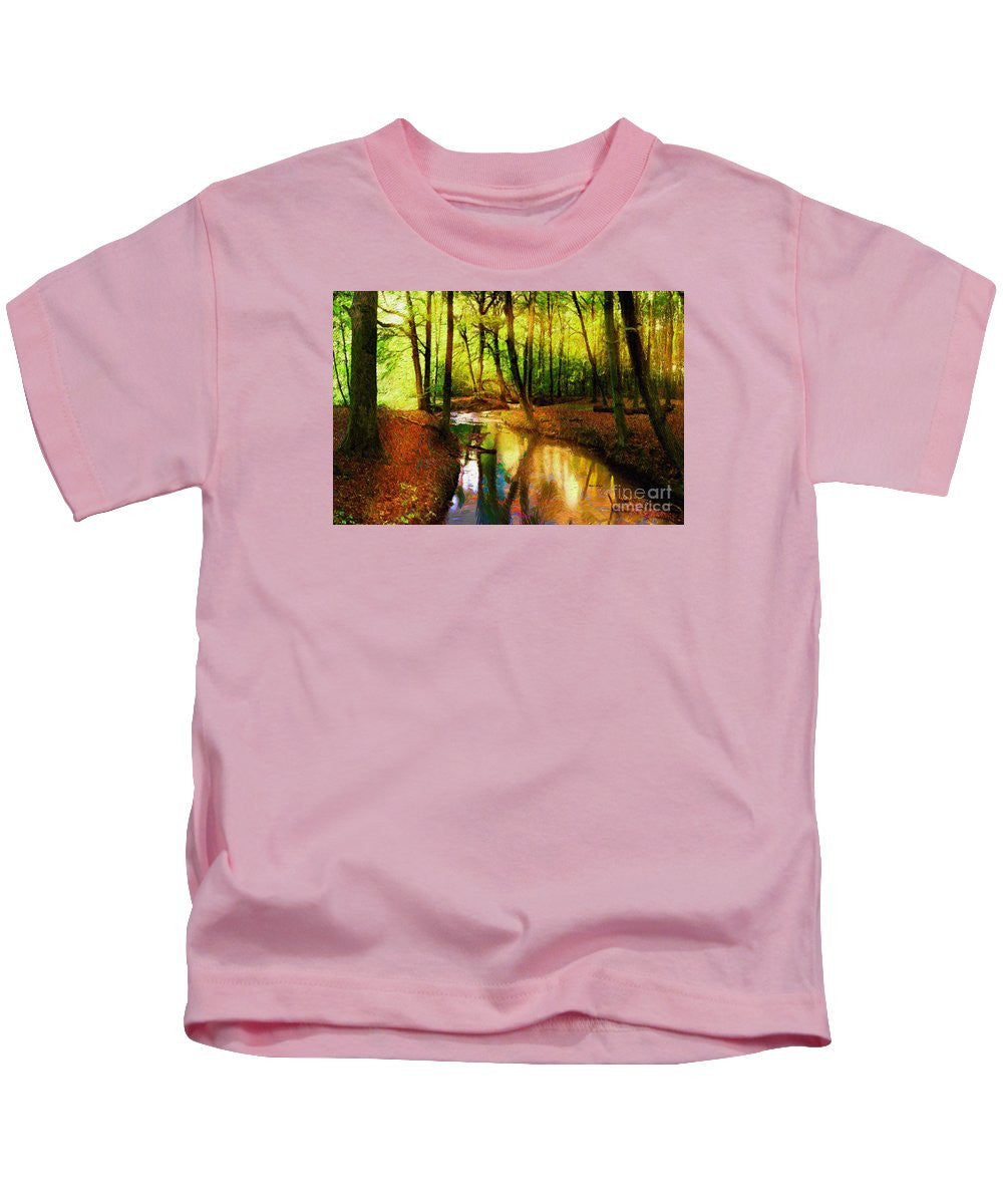 T-shirt pour enfant - Paysage abstrait 0747