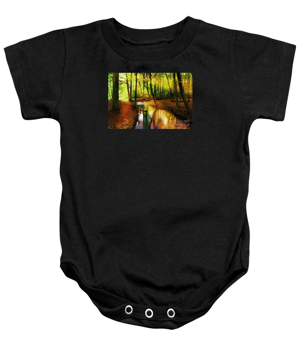 Baby Onesie - Abstract Landscape 0747