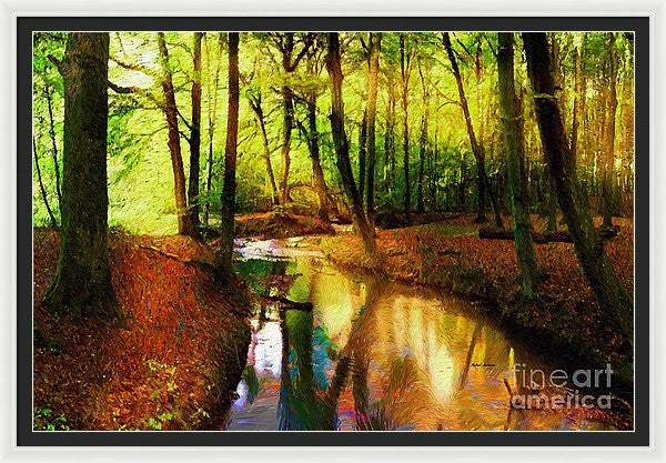 Framed Print - Abstract Landscape 0747