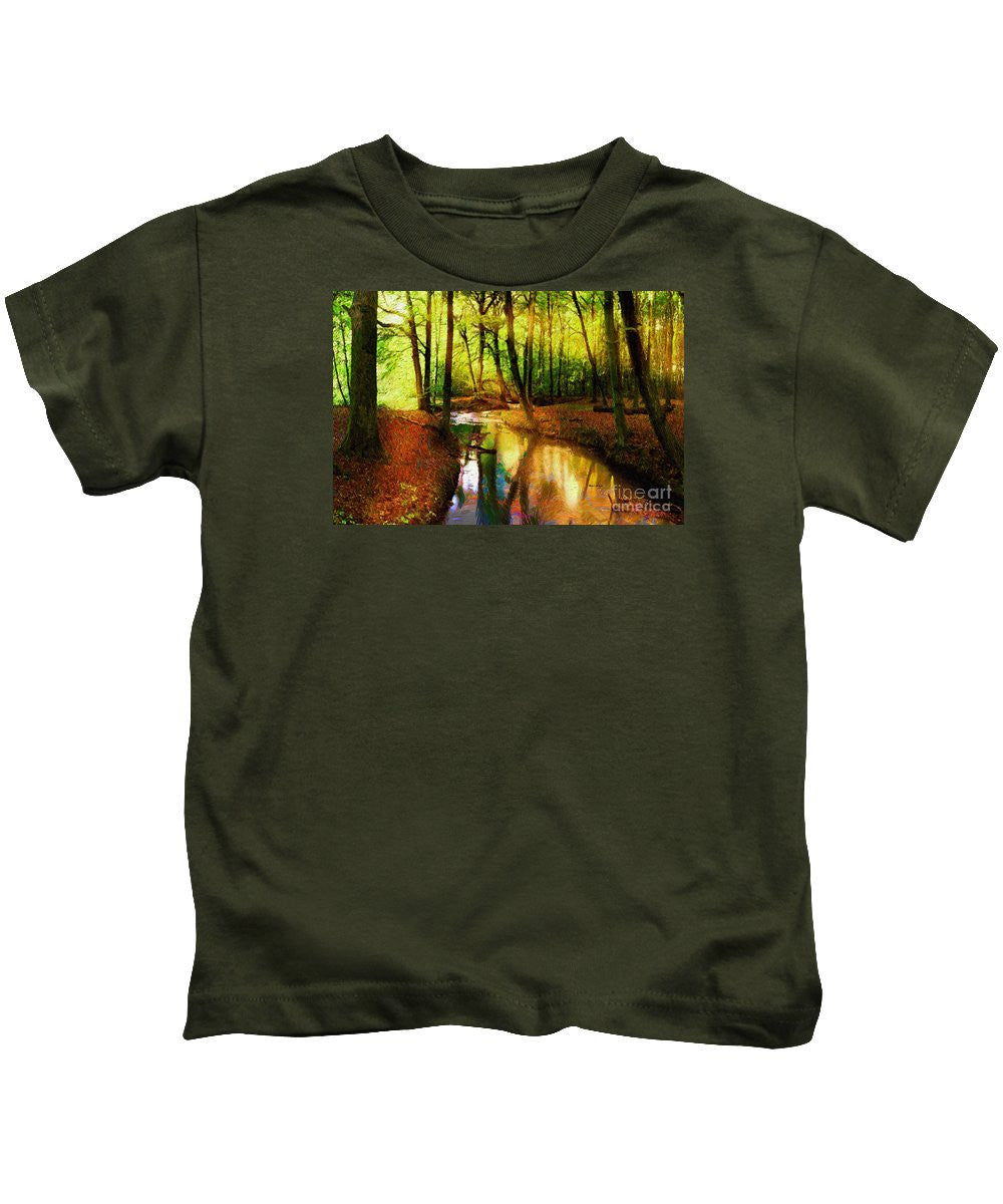 T-shirt pour enfant - Paysage abstrait 0747