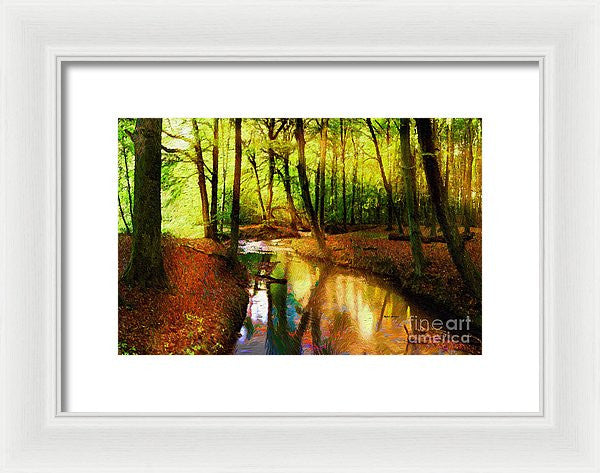 Framed Print - Abstract Landscape 0747