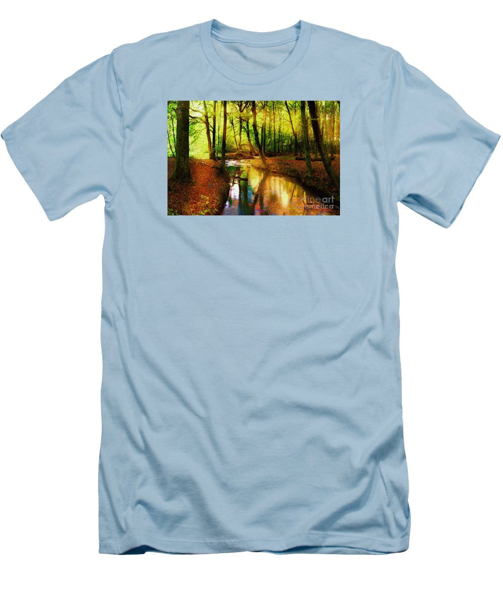 Men's T-Shirt (Slim Fit) - Abstract Landscape 0747