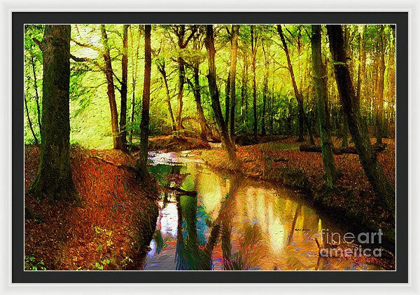 Framed Print - Abstract Landscape 0747