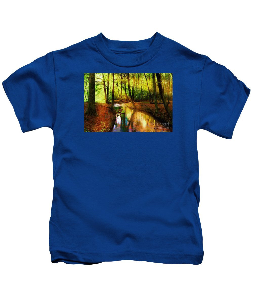 T-shirt pour enfant - Paysage abstrait 0747