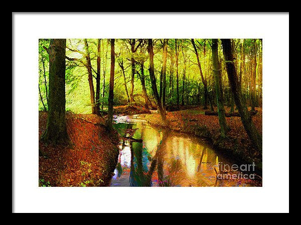 Framed Print - Abstract Landscape 0747