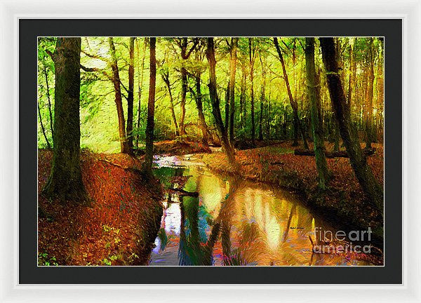 Framed Print - Abstract Landscape 0747