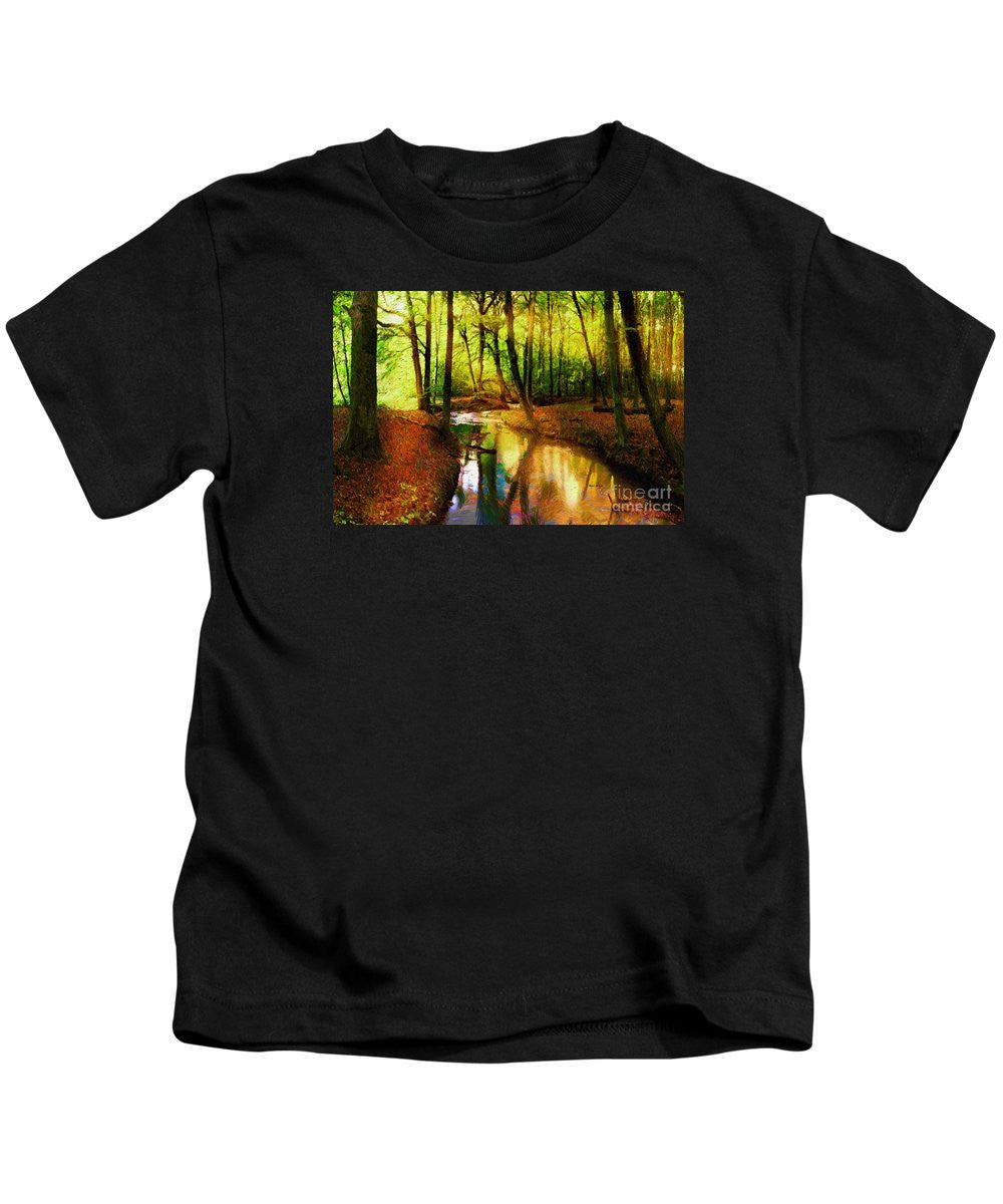 T-shirt pour enfant - Paysage abstrait 0747