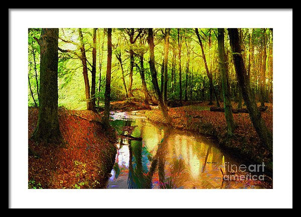 Framed Print - Abstract Landscape 0747