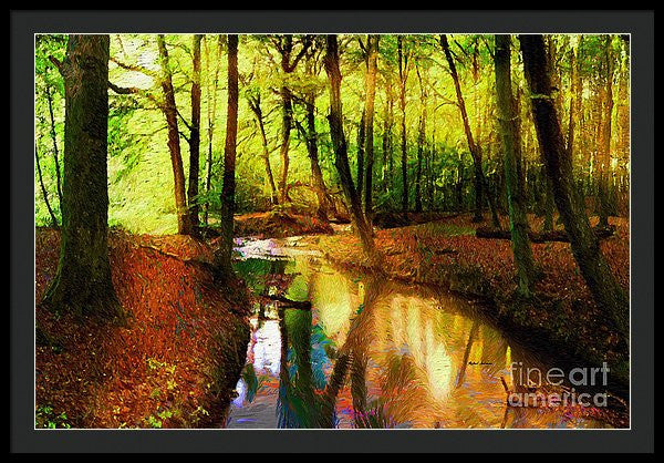 Framed Print - Abstract Landscape 0747