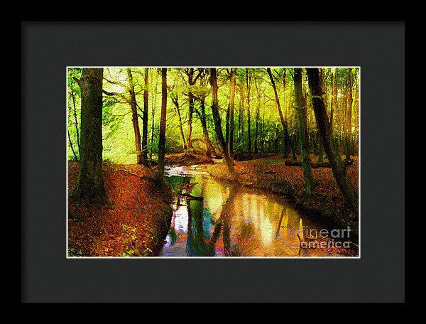 Framed Print - Abstract Landscape 0747