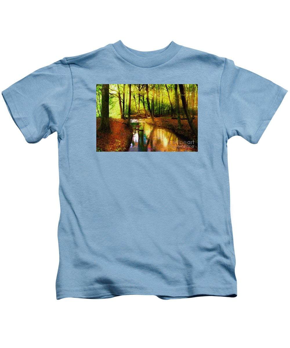 T-shirt pour enfant - Paysage abstrait 0747