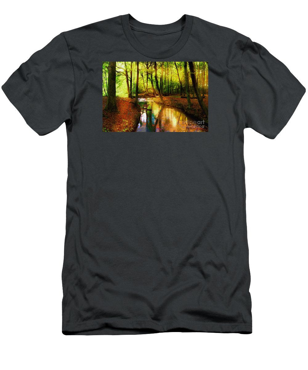 Men's T-Shirt (Slim Fit) - Abstract Landscape 0747