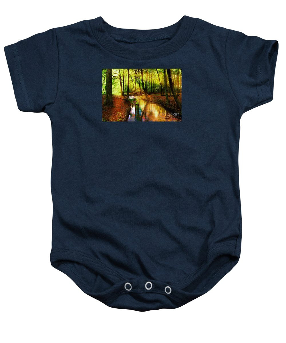 Baby Onesie - Abstract Landscape 0747