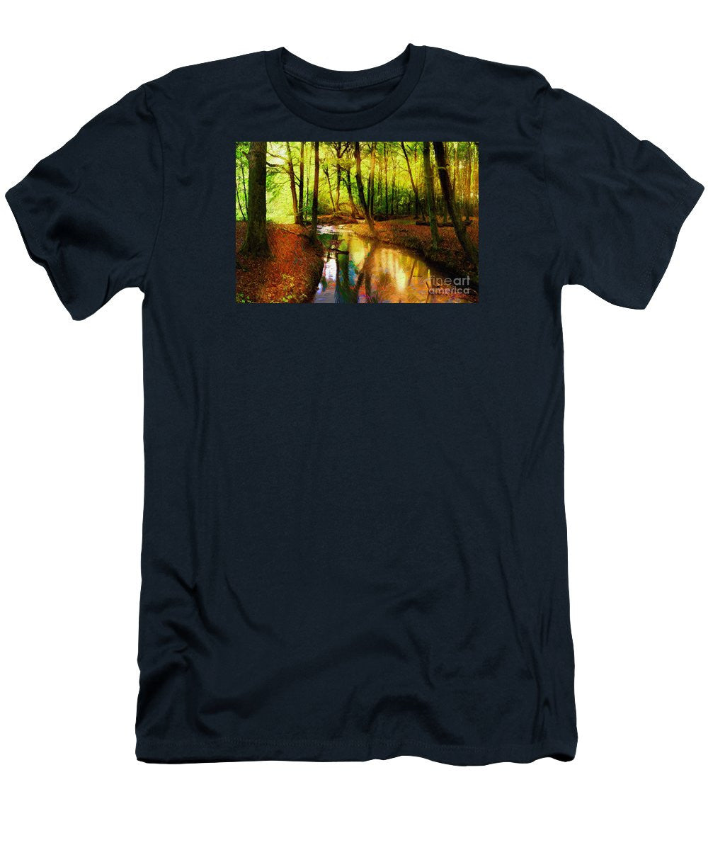 Men's T-Shirt (Slim Fit) - Abstract Landscape 0747