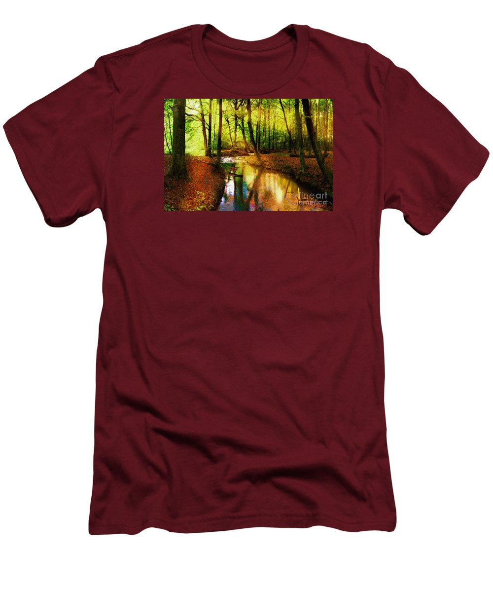 Men's T-Shirt (Slim Fit) - Abstract Landscape 0747