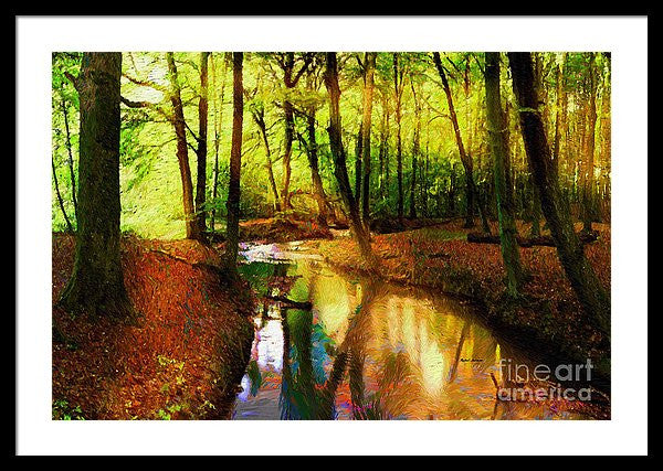 Framed Print - Abstract Landscape 0747