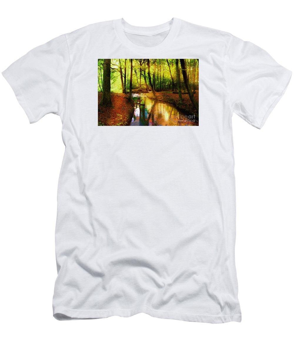 Men's T-Shirt (Slim Fit) - Abstract Landscape 0747