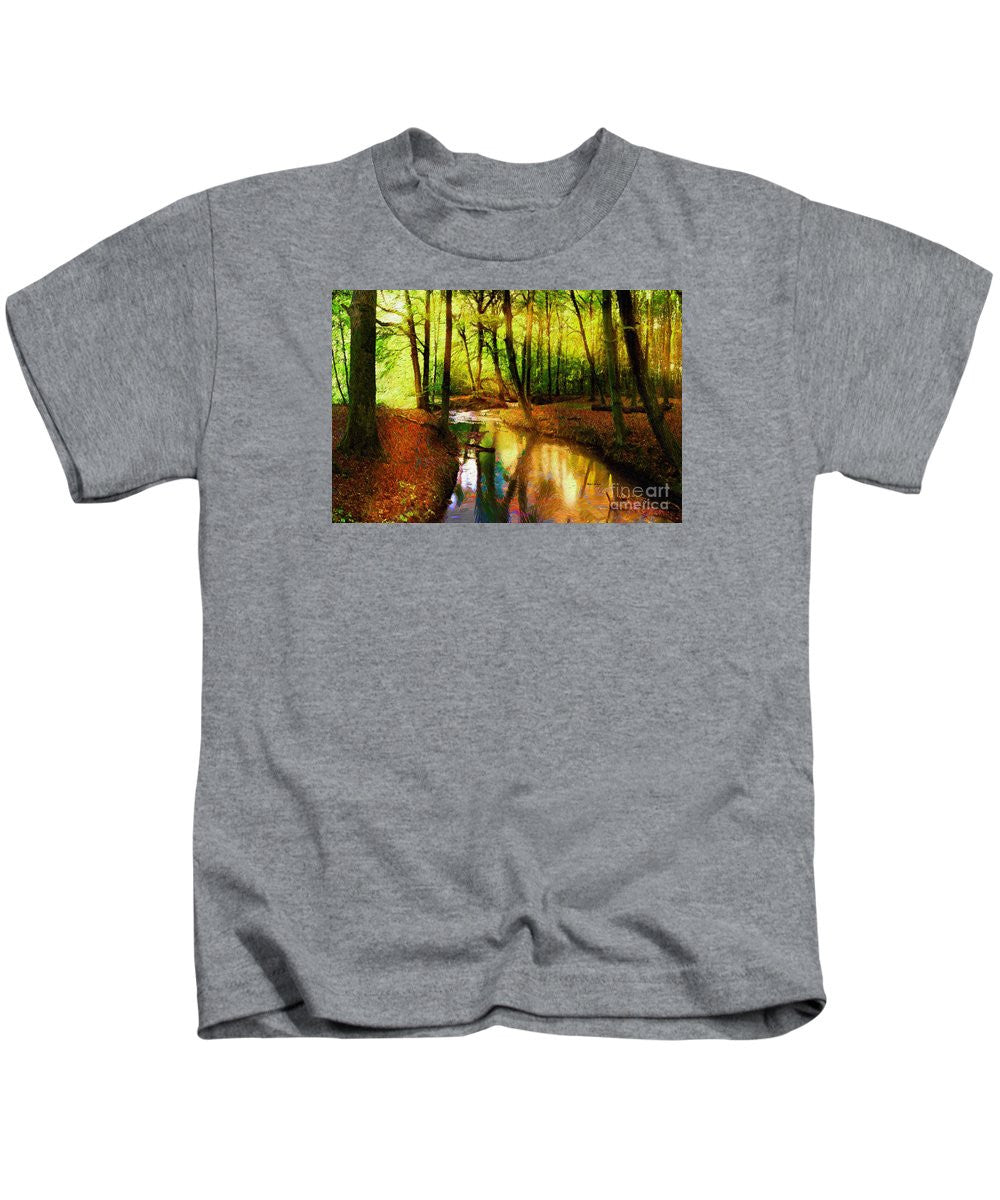 T-shirt pour enfant - Paysage abstrait 0747