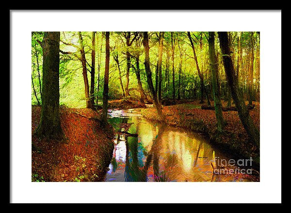 Framed Print - Abstract Landscape 0747