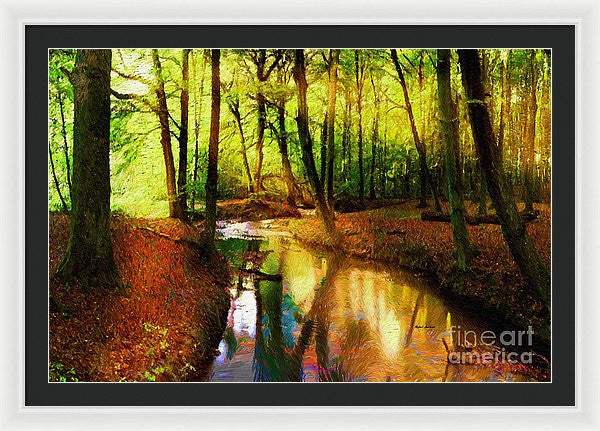 Framed Print - Abstract Landscape 0747