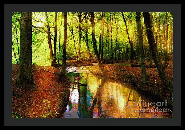 Framed Print - Abstract Landscape 0747