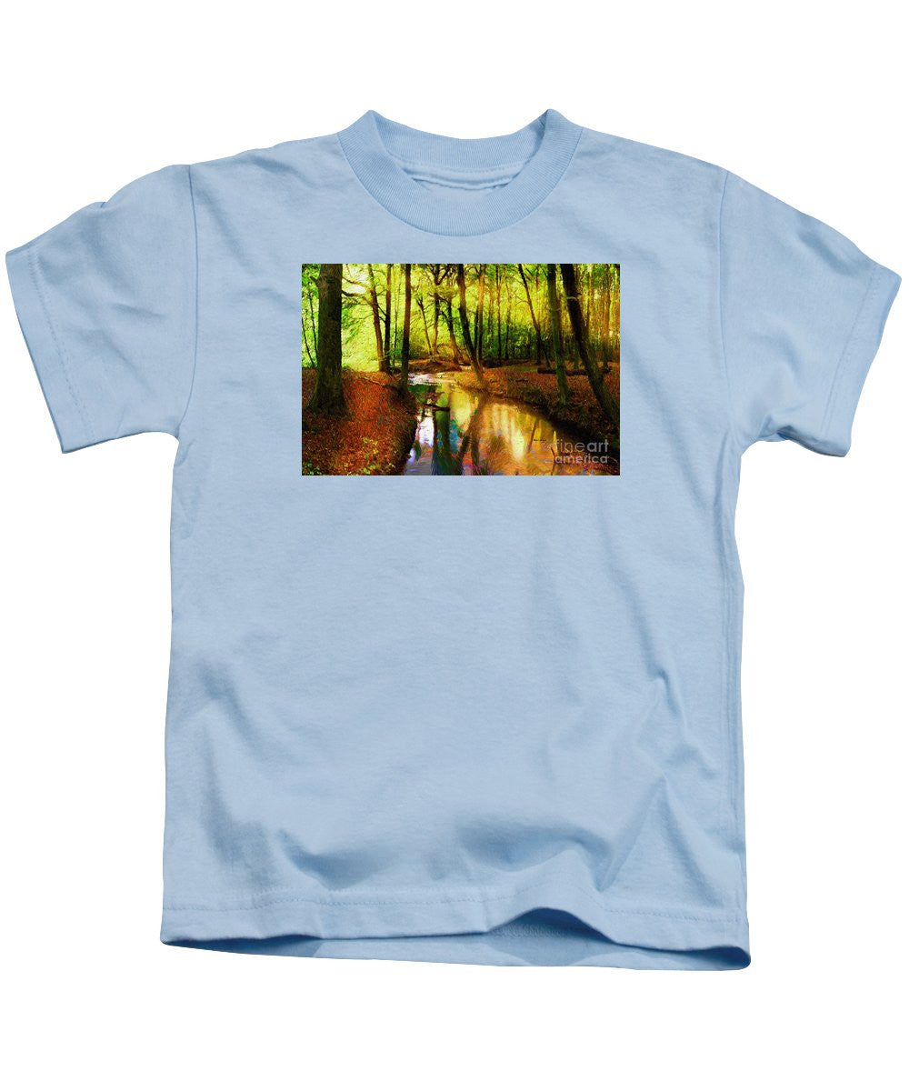 T-shirt pour enfant - Paysage abstrait 0747