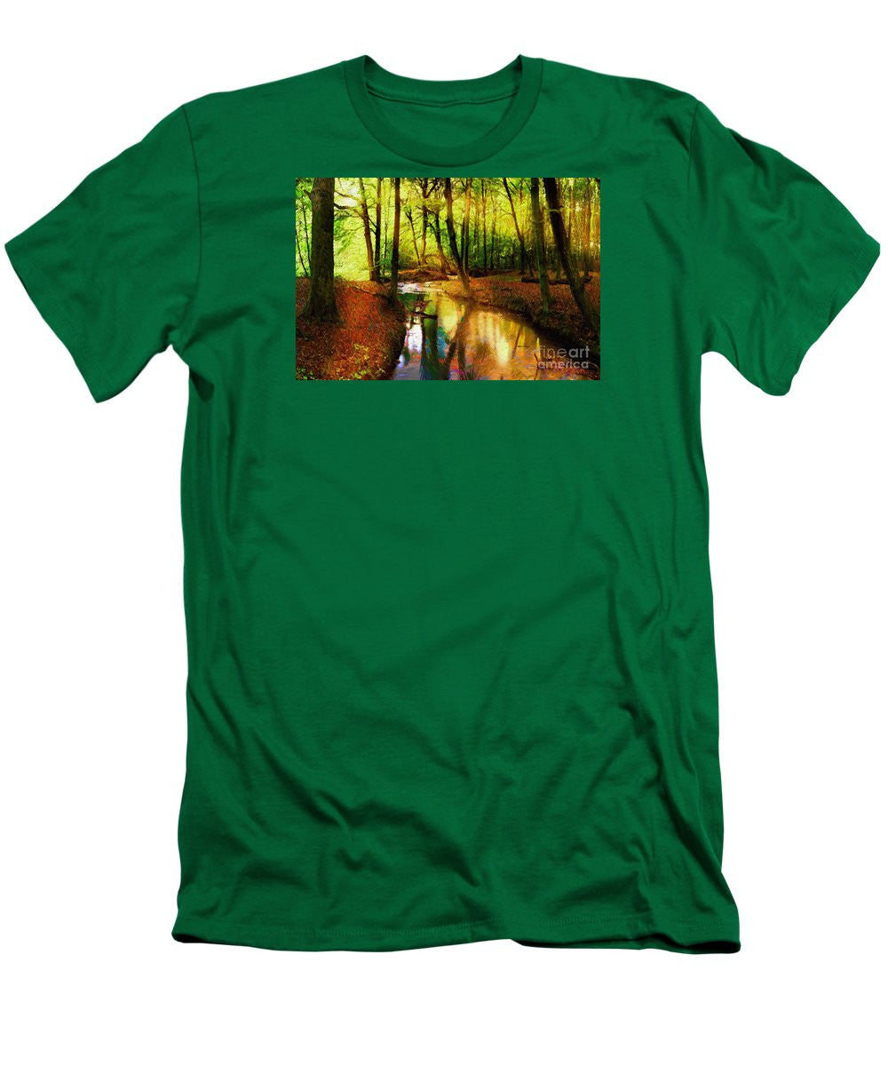 Men's T-Shirt (Slim Fit) - Abstract Landscape 0747