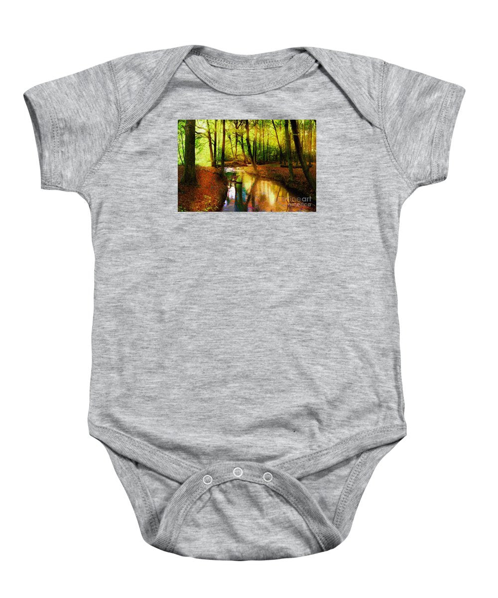 Baby Onesie - Abstract Landscape 0747