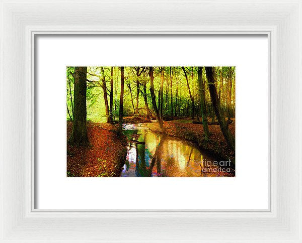 Framed Print - Abstract Landscape 0747