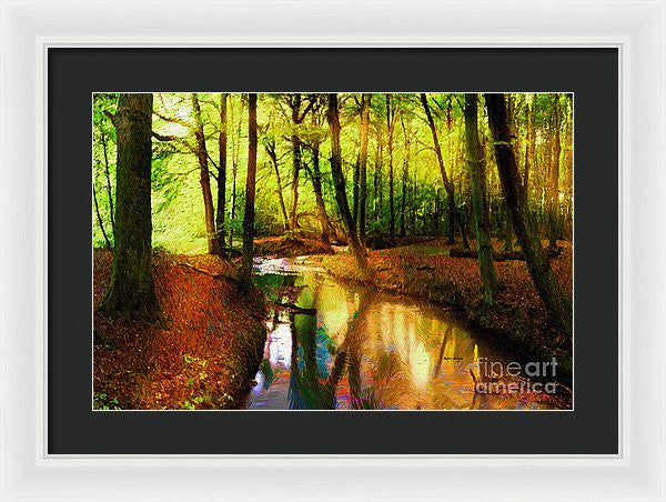 Framed Print - Abstract Landscape 0747