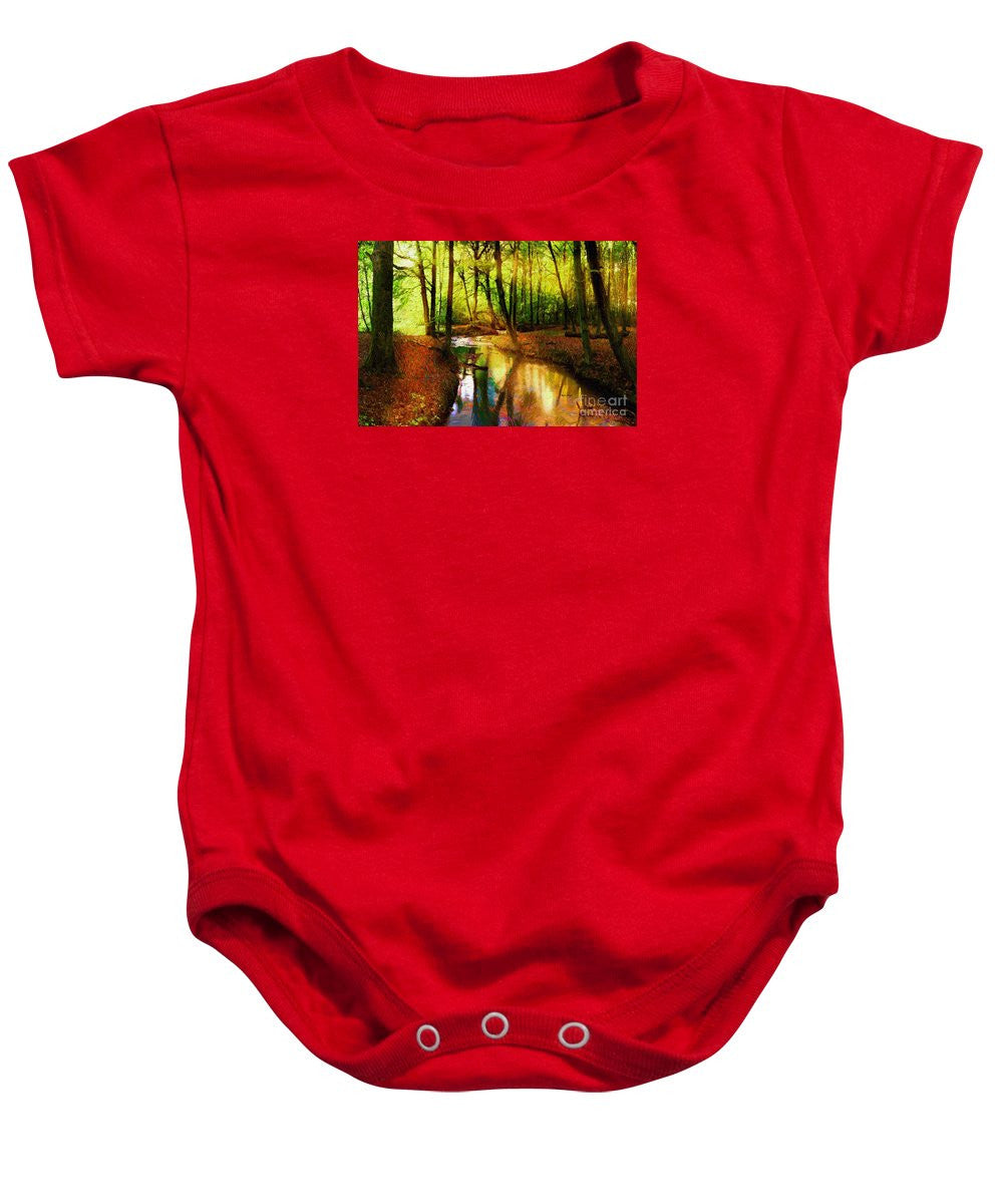 Baby Onesie - Abstract Landscape 0747