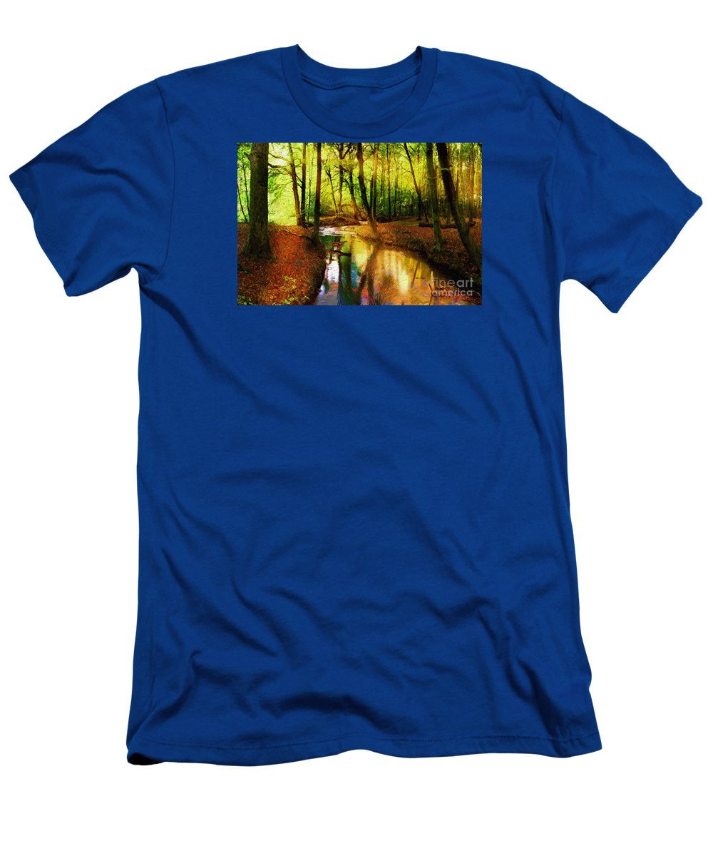 Men's T-Shirt (Slim Fit) - Abstract Landscape 0747