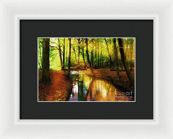 Framed Print - Abstract Landscape 0747