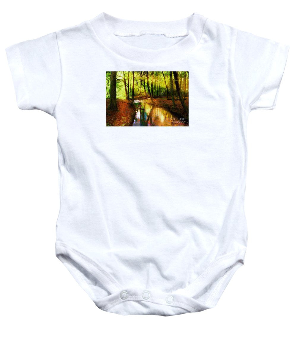 Baby Onesie - Abstract Landscape 0747