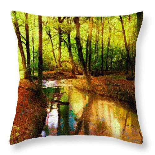 Throw Pillow - Abstract Landscape 0747